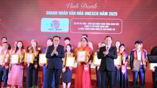Chủ tịch HT Software VN được vinh danh Doanh Nhân Văn Hóa UNESCO 2025