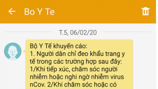 Bộ Y tế khuyến cáo người khỏe mạnh không nên đeo khẩu trang mọi nơi, mọi lúc