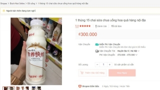 Thu giữ hơn 2500 thùng sữa chua  không rõ nguồn gốc