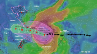 Bão số 9: Cấp độ cuồng phong, sóng biển cao hơn 10m
