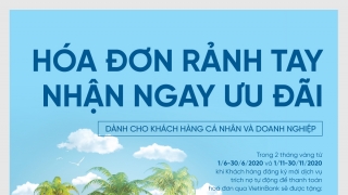 “Hóa đơn rảnh tay - Nhận ngay ưu đãi 2020” từ VietinBank