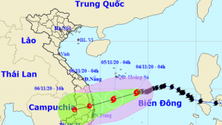 Bão số 10 giật cấp 11 áp sát, miền Trung mưa lớn tới 350 mm từ đêm nay 4-11
