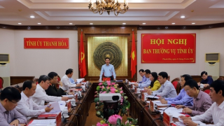 Bộ Chính trị chuẩn y kết quả Đại hội Đảng bộ tỉnh Thanh Hóa