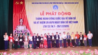 Nghệ An: Phát động Tháng hành động Quốc gia về Dân số