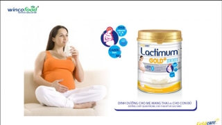 Bổ sung thường xuyên Lactimum Gold+ mom cho bà bầu để đầy đủ dinh dưỡng tăng cường đề kháng