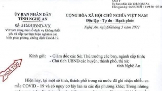 Nghệ An: Ban hành công văn hỏa tốc tạm dừng các dịch vụ karaoke, bar để phòng chống dịch COVID-19