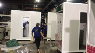 Cận cảnh quy trình lắp buồng lấy mẫu xét nghiệm