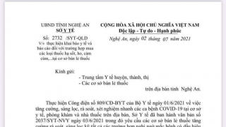 Nghệ An: Ban hành văn bản yêu cầu thực hiện khai báo y tế và báo cáo khi mua thuốc hạ sốt, ho, cảm cúm