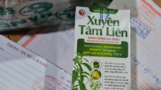 Hằng Thu Pharma sản xuất kinh doanh Viên uống thảo mộc Xuyên Tâm Liên không phép