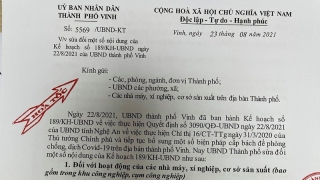 Nghệ An: TP Vinh dừng hẳn hoạt động shipper, thẻ đi chợ không còn giá trị