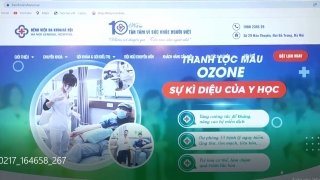 !Một bệnh viện thực hiện liệu pháp “Thanh lọc máu Ozone” khi chưa được cấp phép