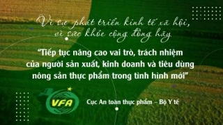 Thông điệp bảo đảm an toàn thực phẩm trong tháng hành động năm 2022