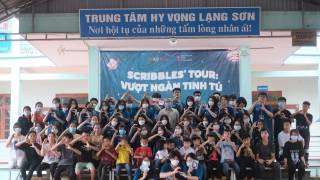 Scribbles's tour: Vượt ngàn tinh tú với mong muốn giúp đỡ các em nhỏ có hoàn cảnh khó khăn