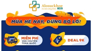 Sàn thương mại điện tử Alosuckhoe.vn sale lớn 3 tháng hè