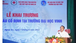 Nghệ An: Khai trương điểm hiến máu tình nguyện cố định tại trường Đại học Vinh