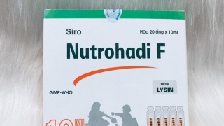 Thu hồi thuốc Siro uống Siro Nutrohadi F do vi phạm chất lượng