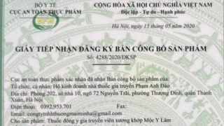 Cảnh báo Giấy tiếp nhận đăng ký bản công bố sản phẩm Thuốc đông y gia truyền viên xương khớp Mộc Y Lâm là giả mạo