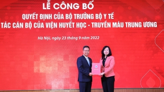 Bổ nhiệm Viện trưởng Viện Huyết học – Truyền máu TW cho ông Nguyễn Hà Thanh