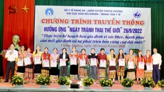 Nghệ An tổ chức chương trình truyền thông hưởng ứng “Ngày tránh thai thế giới”