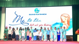 Nghệ An: 960 trẻ mồ côi được nhận đỡ đầu qua Chương trình “Mẹ đỡ đầu - Kết nối yêu thương”