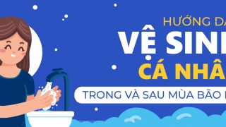 Hướng dẫn vệ sinh cá nhân, vệ sinh môi trường và xử lý nước sau mùa bão lụt