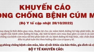 Infographic: Khuyến cáo phòng chống bệnh cúm mùa