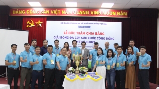 Lễ bốc thăm 'Giải bóng đá cúp Sức Khỏe Cộng Đồng' lần thứ II năm 2022