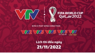 Lịch thi đấu World Cup 2022 hôm nay ngày 21/11