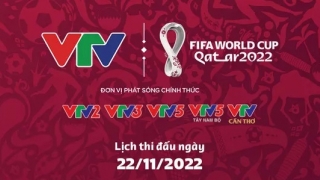 Lịch thi đấu World Cup 2022 hôm nay ngày 22/11