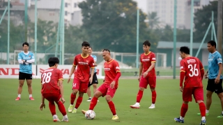 Đội tuyển Việt Nam tập luyện chuẩn bị  chiến dịch hướng tới AFF Mitsubishi Electric Cup 2022