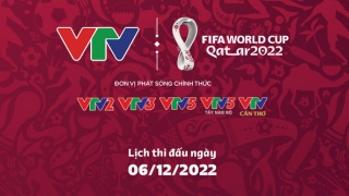 Lịch thi đấu World Cup hôm nay ngày 6/12