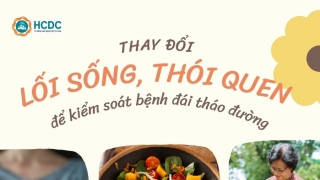 Thay đổi các lối sống, thói quen không phù hợp để kiểm soát tốt bệnh đái tháo đường