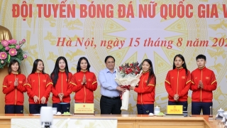 Thủ tướng Phạm Minh Chính gặp mặt, biểu dương Đội tuyển Bóng đá nữ Quốc gia Việt Nam