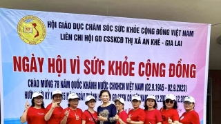 Liên chi Hội GDCSSKCĐ thị xã An Khê, tỉnh Gia Lai tổ chức thành công 'Ngày Hội vì sức khỏe cộng đồng'