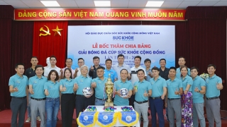 Lễ bốc thăm và chia bảng 'Giải bóng đá Cúp Sức Khỏe Cộng Đồng” lần thứ III năm 2023