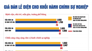 Điều chỉnh giá bán lẻ điện bình quân từ ngày 9/11/2023