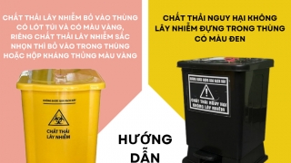 Hướng dẫn phân loại chất thải y tế đúng cách