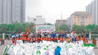 Cộng đồng Xanh Việt Nam tổ chức thành công chiến dịch 'Earthday Việt Nam 2024' hưởng ứng ngày Ngày Trái đất 22/4