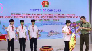 Quận Kiến An, Hải Phòng tích cực, chủ động phòng, chống đuối nước cho học sinh trước dịp nghỉ hè, năm học 2023 - 2024