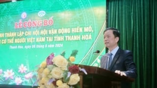 Thành lập Chi Hội Vận động hiến mô, bộ phận cơ thể người Việt Nam tại Thanh Hóa