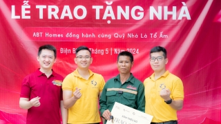 Quỹ “Nhà là Tổ ấm” trao tặng nhà cho bà con có hoàn cảnh khó khăn trên khắp vùng miền Tổ quốc