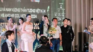 Trần Tiến đăng quang Nam vương cuộc thi “Hoa hậu và Nam vương Thần tượng Việt Nam” 2024