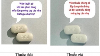 Bộ Y tế cảnh báo thuốc giả Cefuroxim 500mg