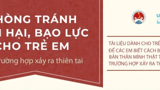 Infographics: Chăm sóc sức khỏe trẻ em trong thiên tai