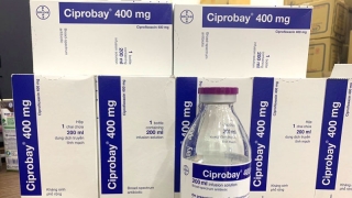 Thay đổi thông tin thuốc Ciprobay 200 và Ciprobay 400mg