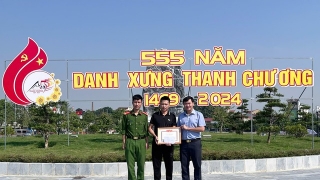 Nghệ An: Khen thưởng chủ quán nước dũng cảm cứu sống người đang đuối nước