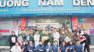 Nha khoa Phương Nam tô điểm nụ cười cho các bác cựu chiến binh tỉnh Cao Bằng