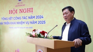 Hội nghị tổng kết công tác năm 2024, phương hướng nhiệm vụ năm 2025 của Văn phòng Bộ Y tế