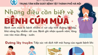 Infographic: Những điều cần biết về bệnh cúm mùa