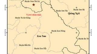 Quảng Nam, Kon Tum liên tiếp hứng 10 trận động đất trong 3 ngày